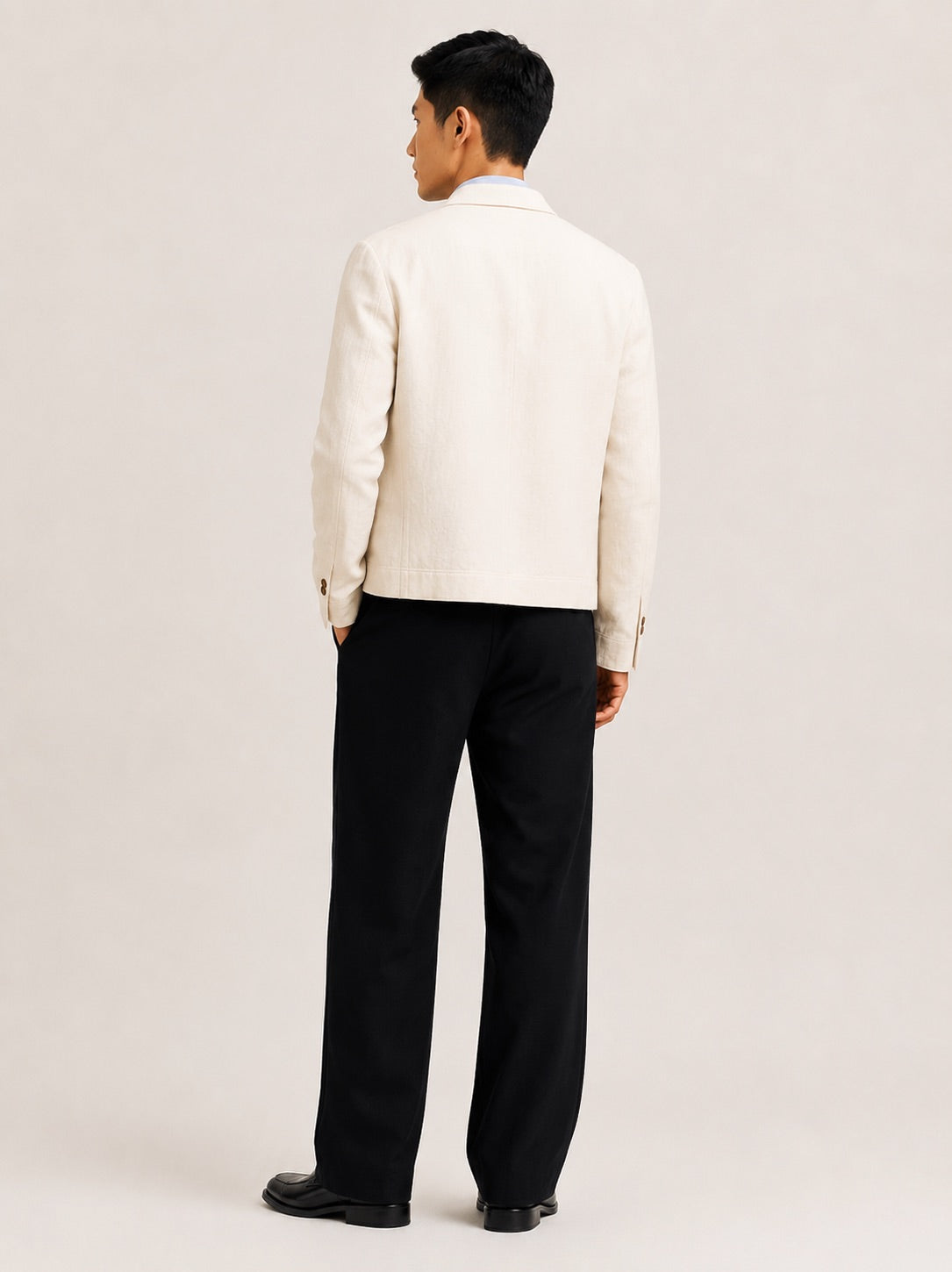 NATURAL LINEN JACKET