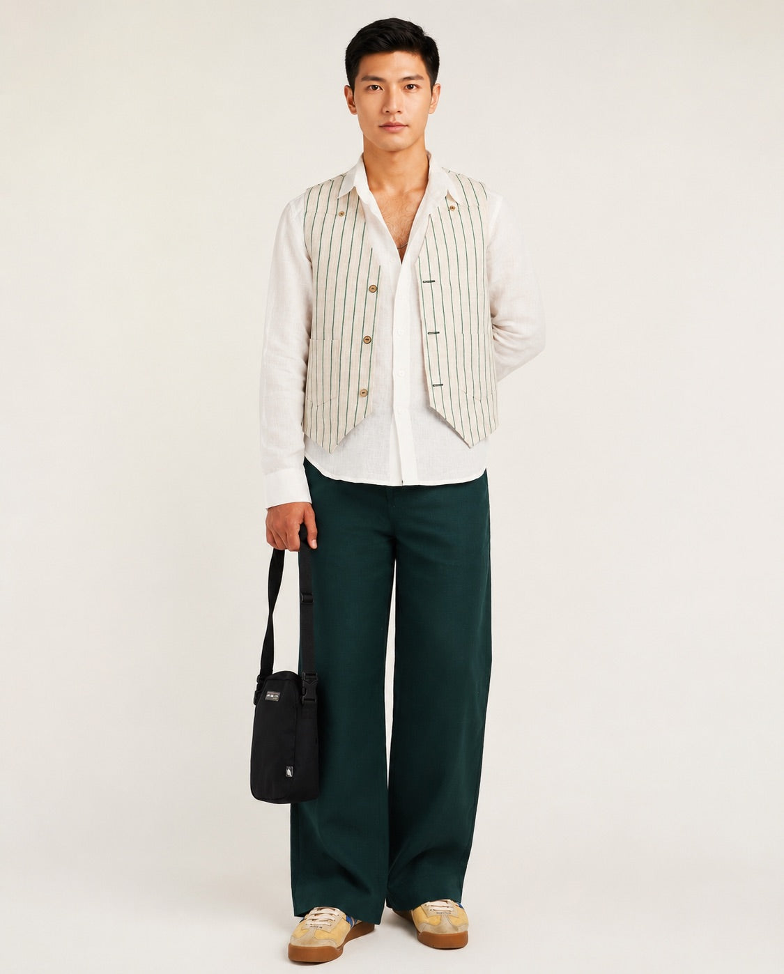 Pine Striped Vest