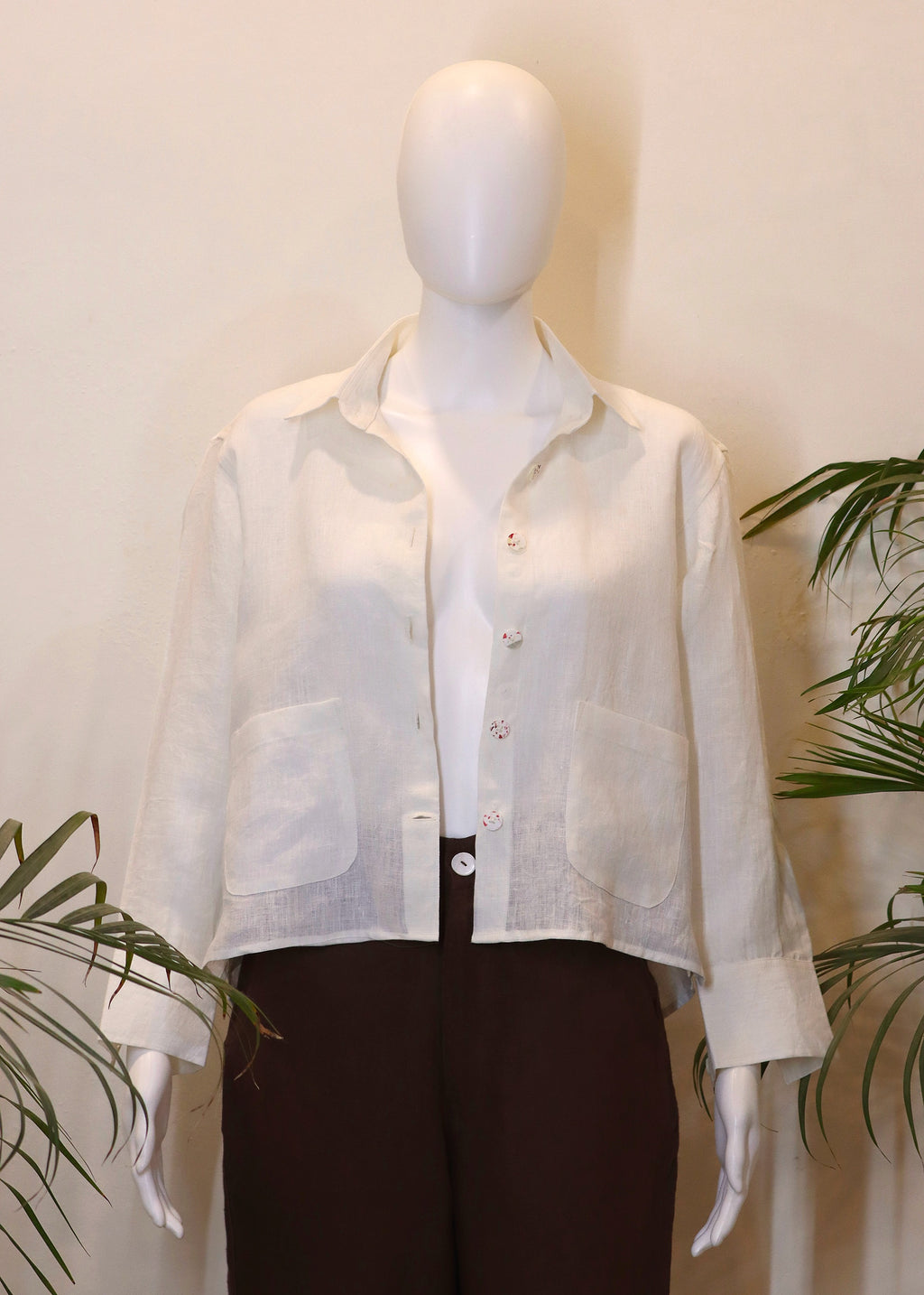 BOXY-FIT SHIRT (100% Linen)