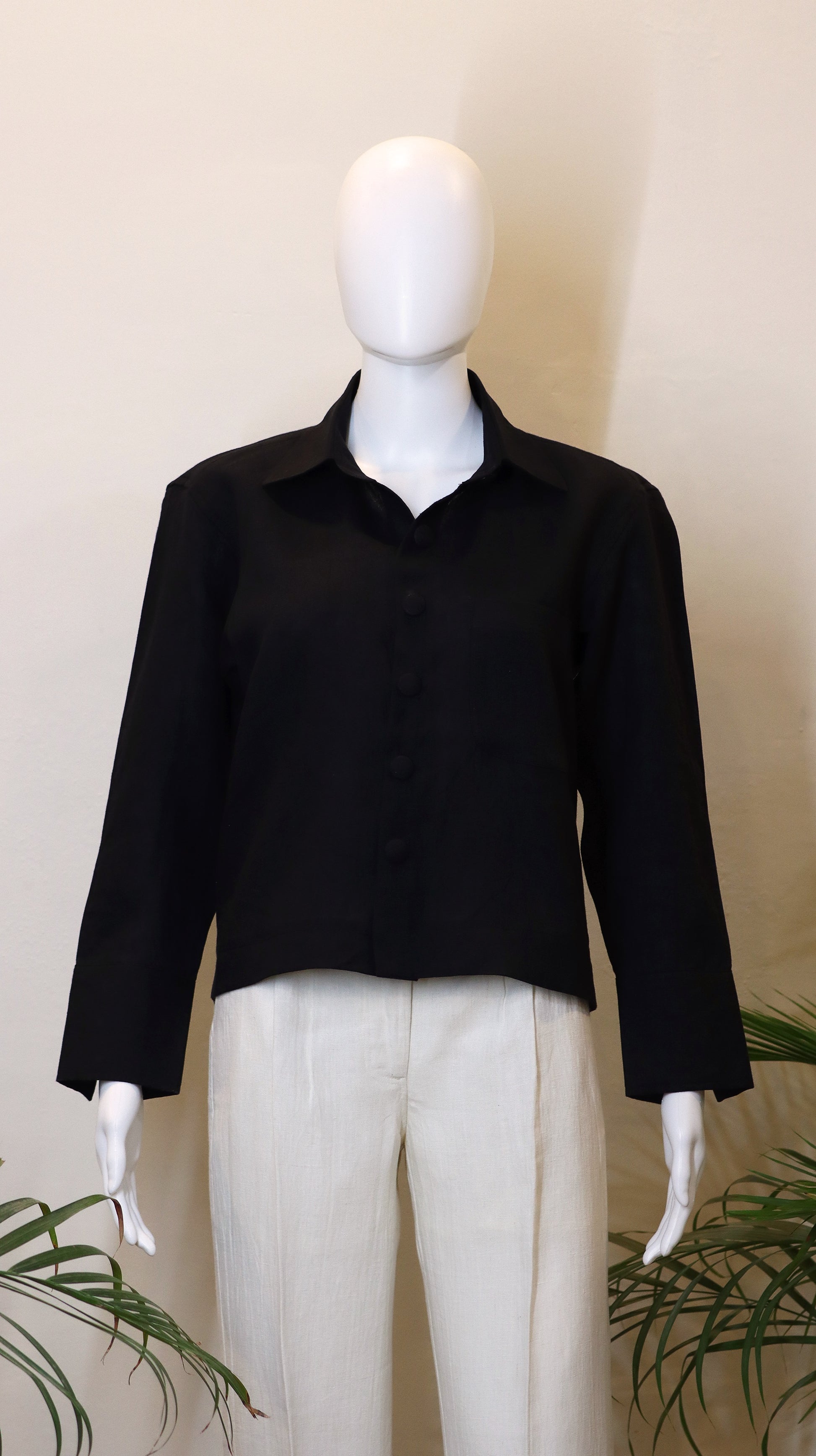 BOXY-FIT SHIRT (100% Linen)