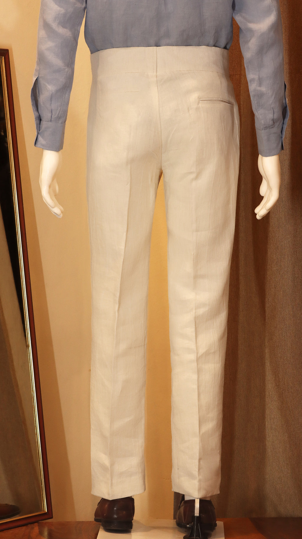 IV BUTTON LINEN PANTS (100% Linen)