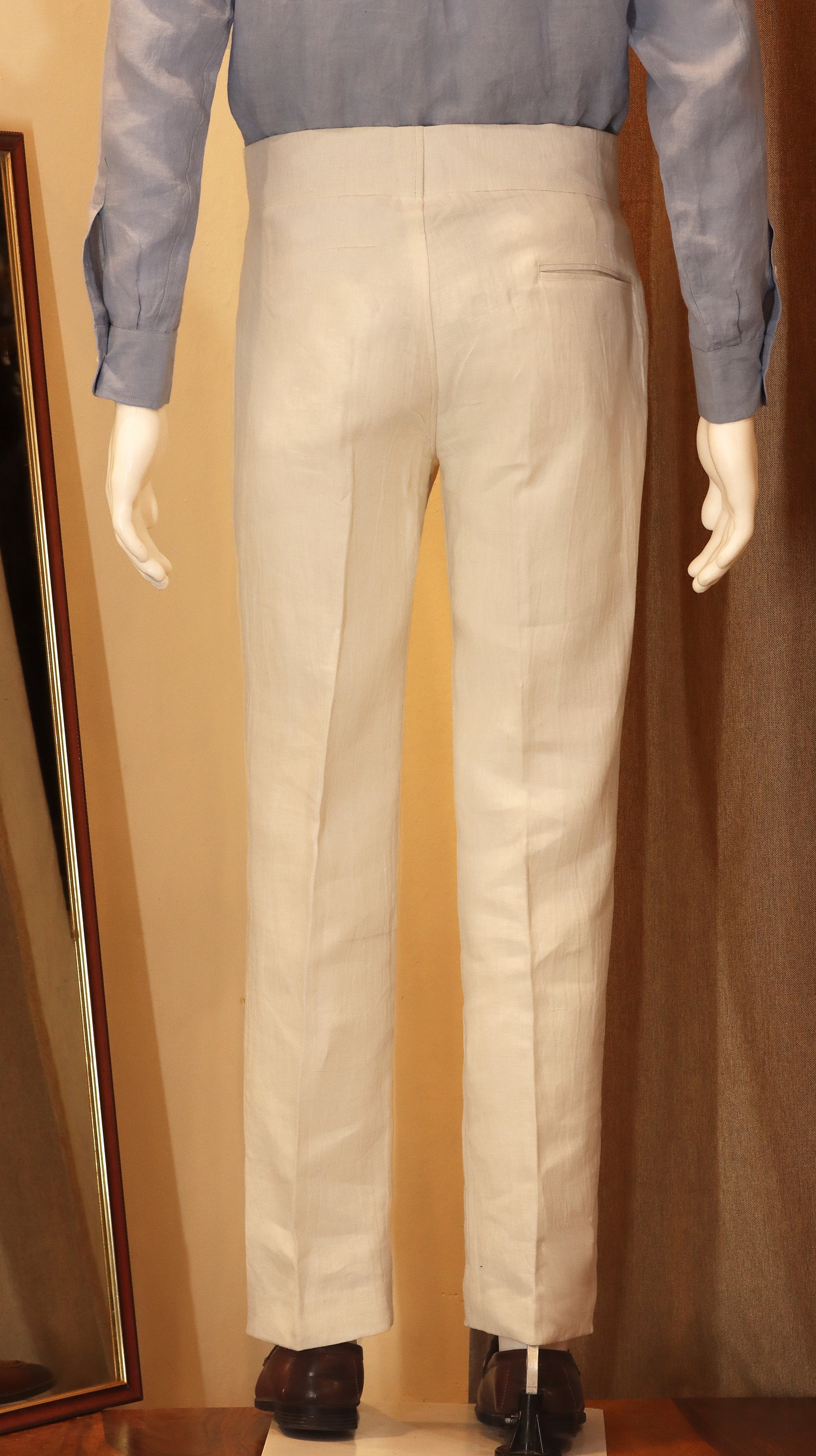 IV BUTTON LINEN PANTS (100% Linen)
