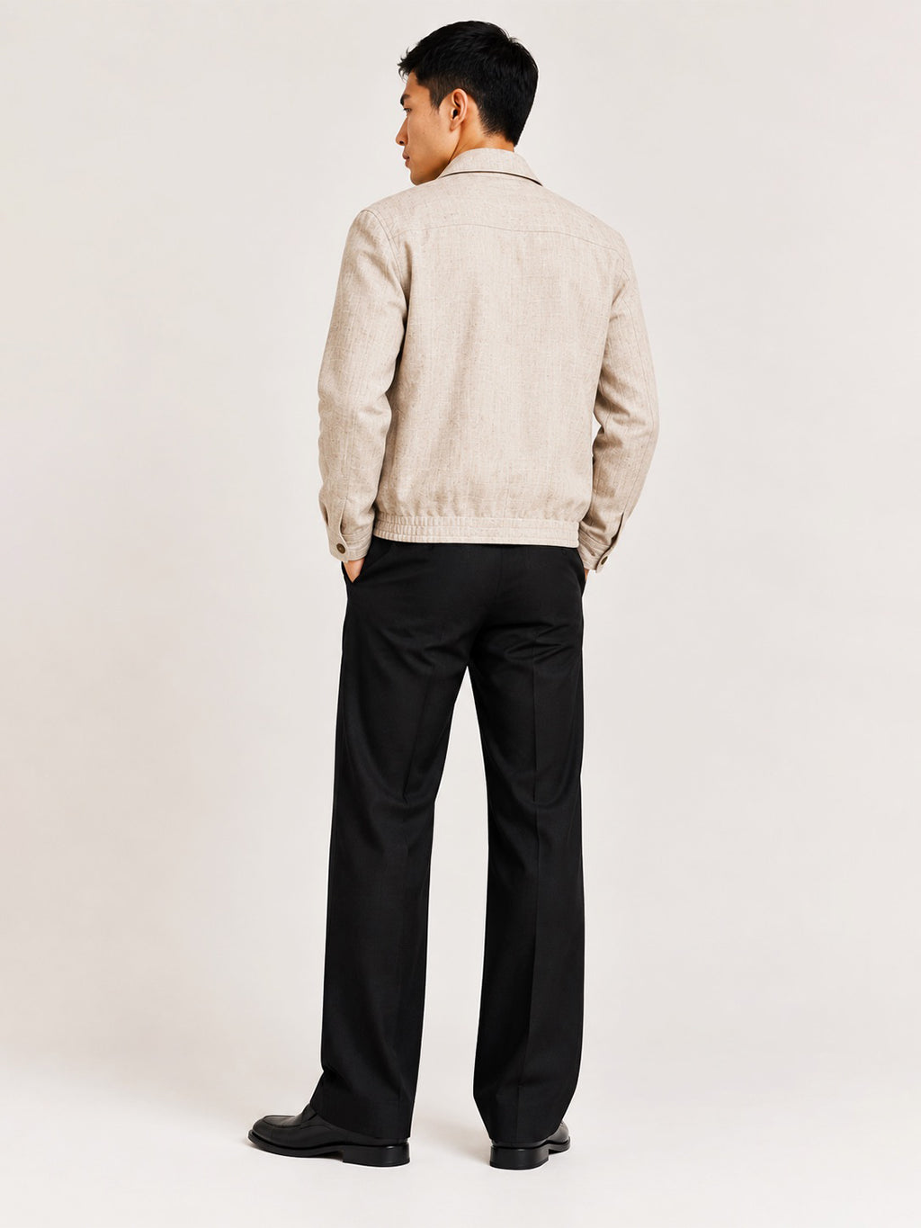 HARRINGTON LINEN JACKET