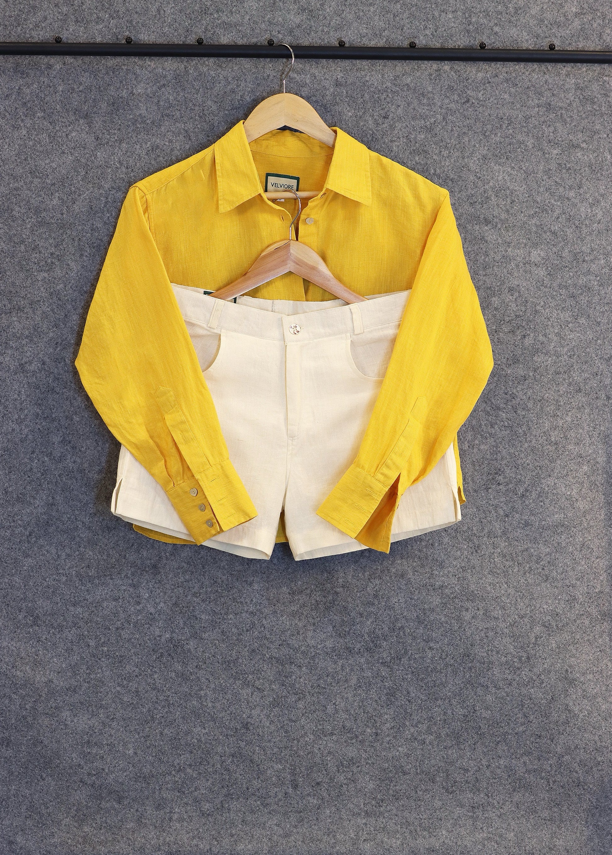 boxy-fit shirts & shorts combo