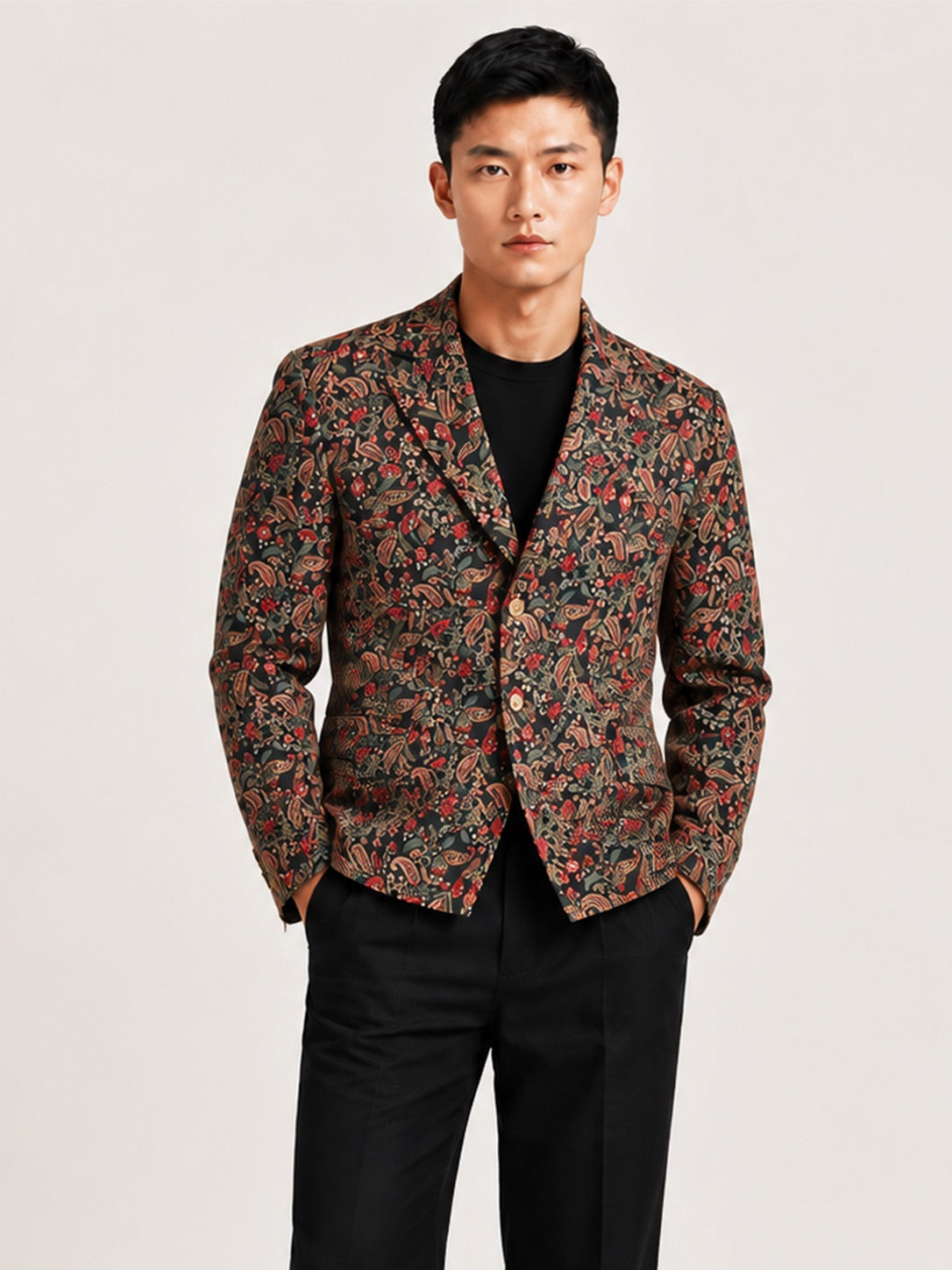 PAISLEY HERITAGE LINEN JACKET
