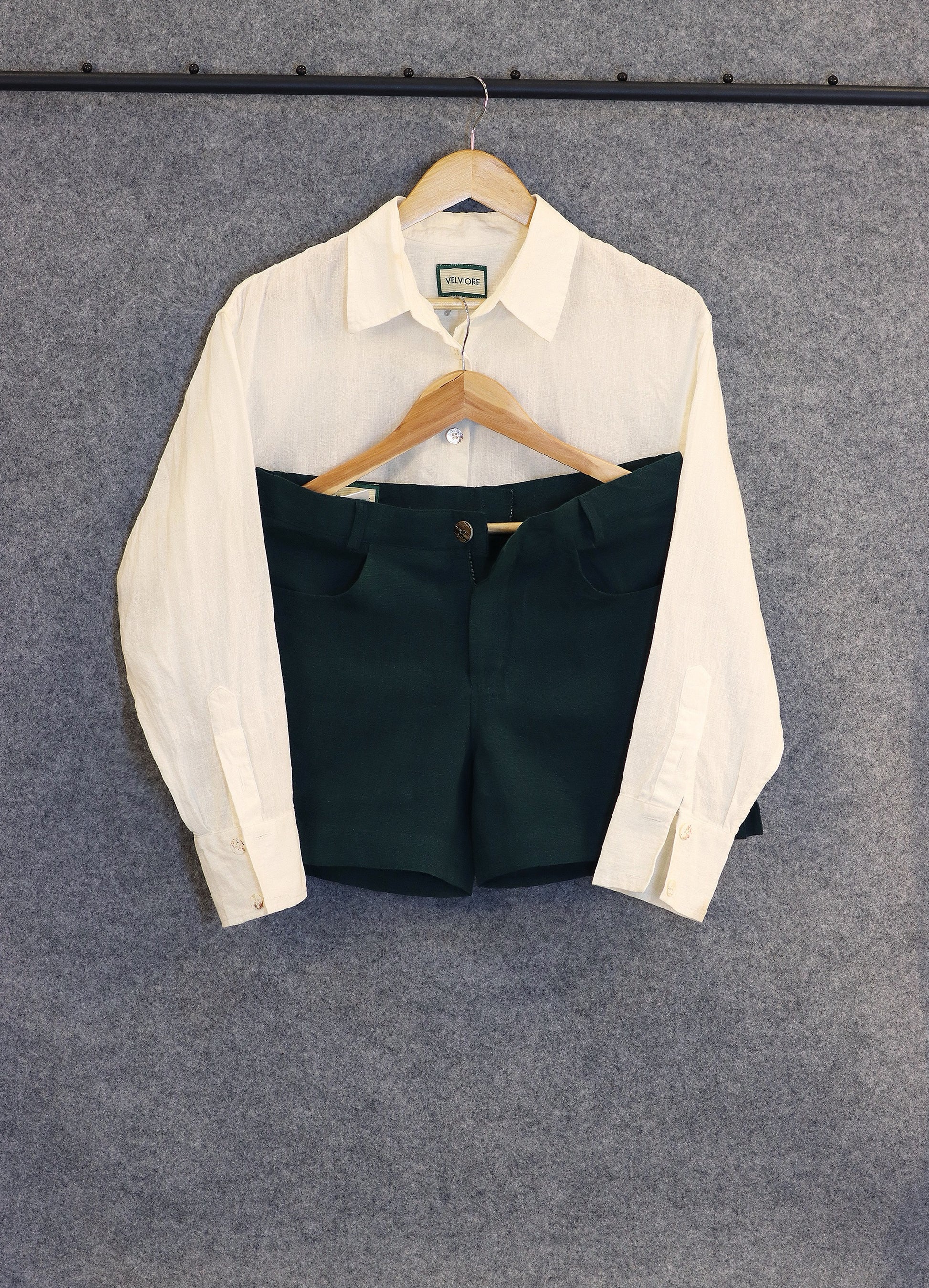 boxy-fit shirts & shorts combo