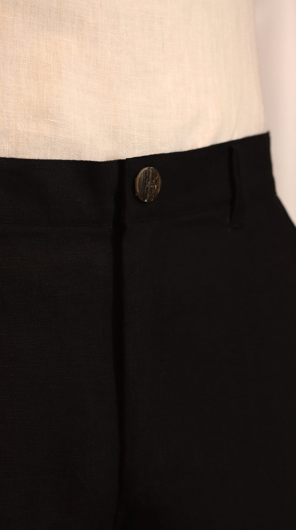 LOOSE-FIT LINEN TROUSERS (100% Linen)