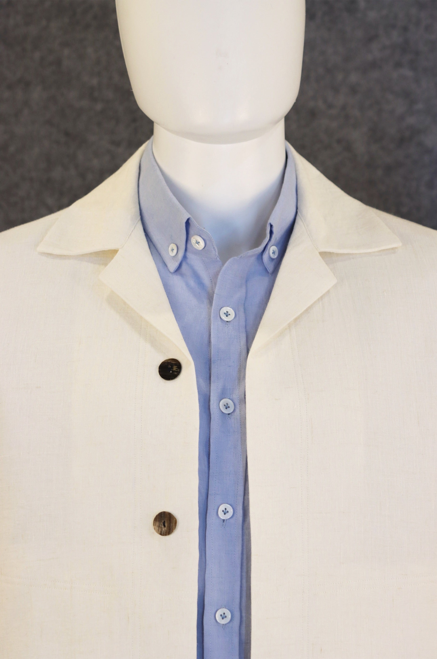 NATURAL SUMMER JACKET (100% Linen)