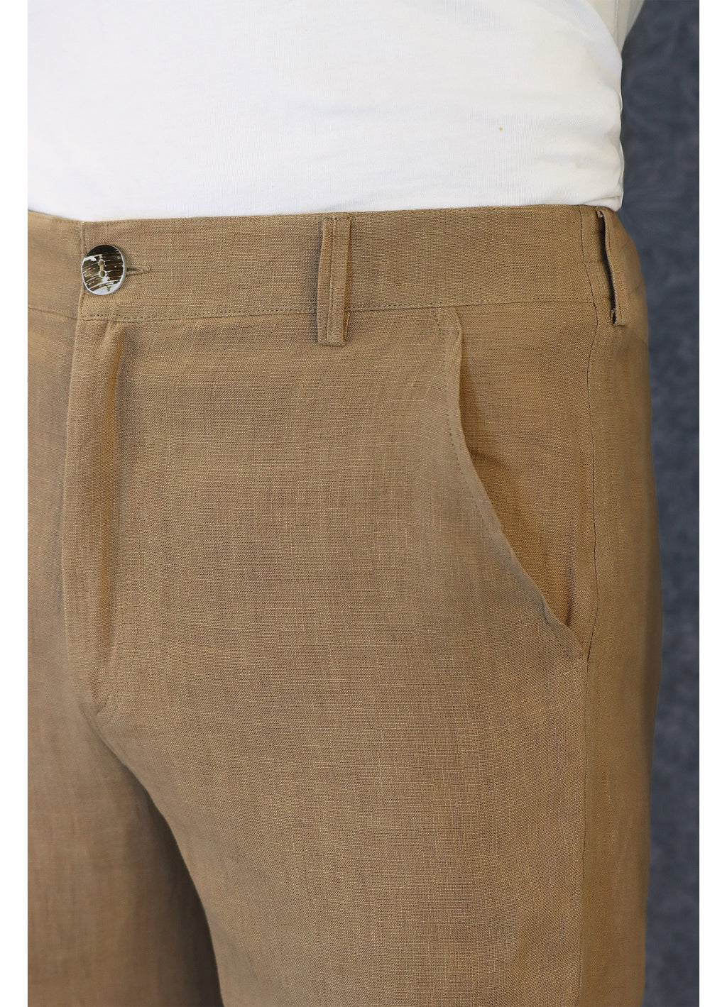LOOSE-FIT LINEN TROUSERS (100% Linen)
