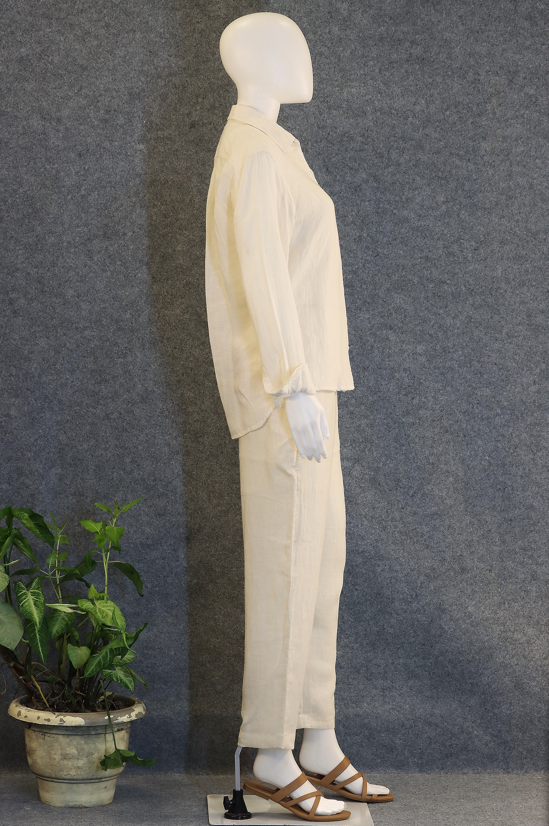 Natural Co-ord Set (100% Linen)