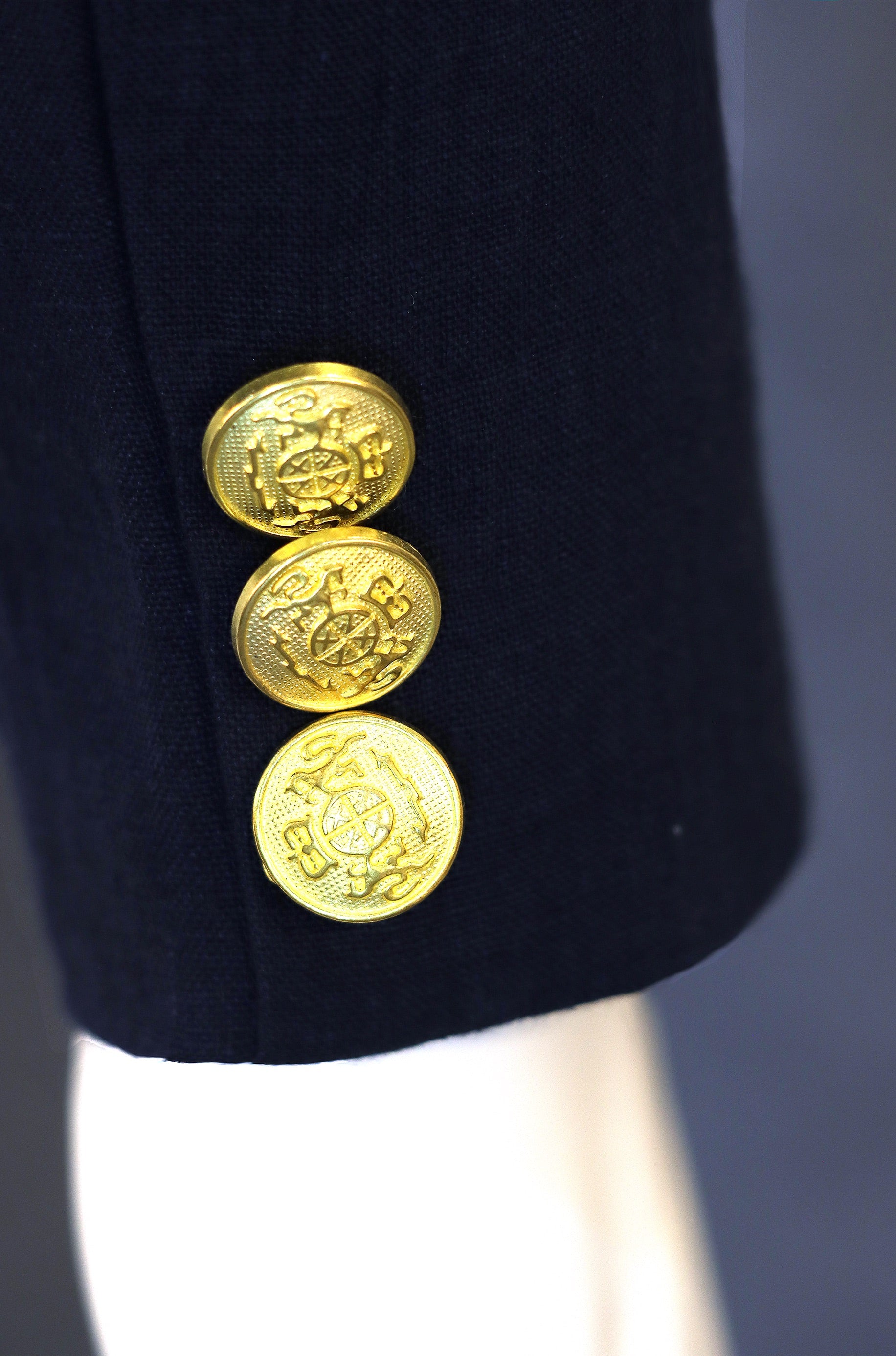 NAVY JACKET (100% Linen)