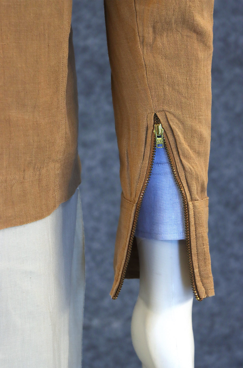 MOCHA MOUSSE JACKET (100% Linen)