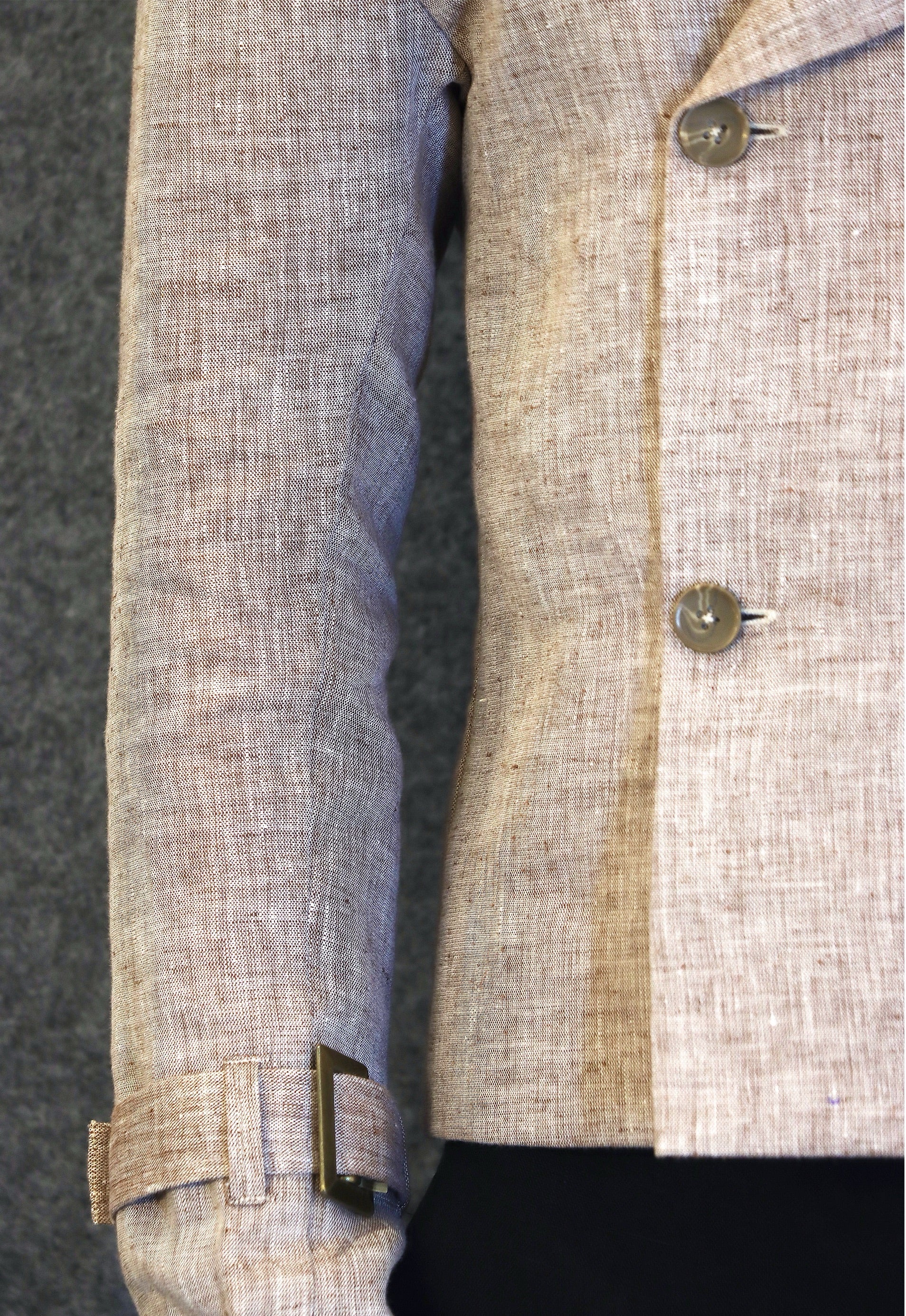 CHAMBRAY LINEN COAT (100% Linen)