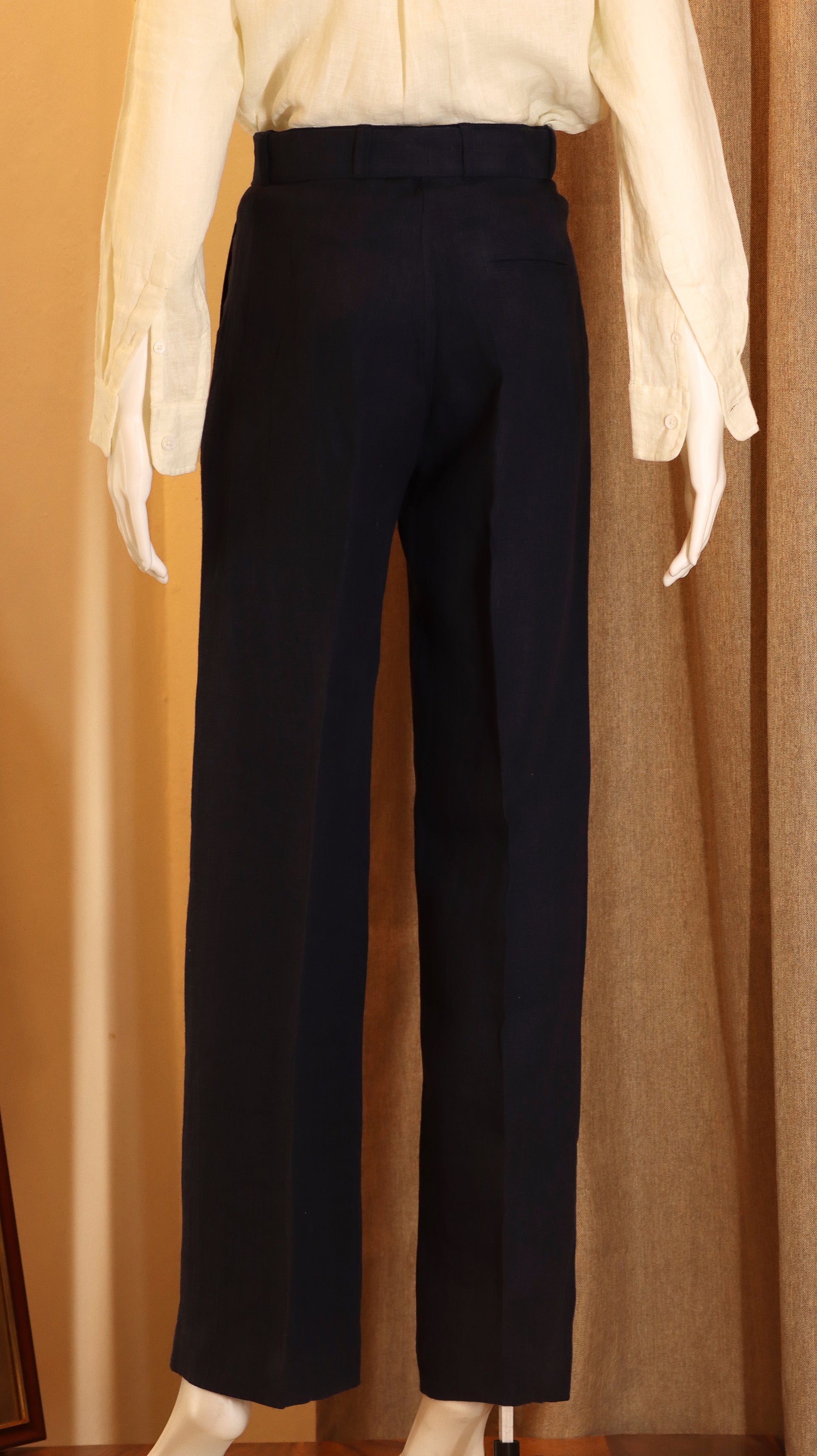 wide-leg pants (100% Linen)