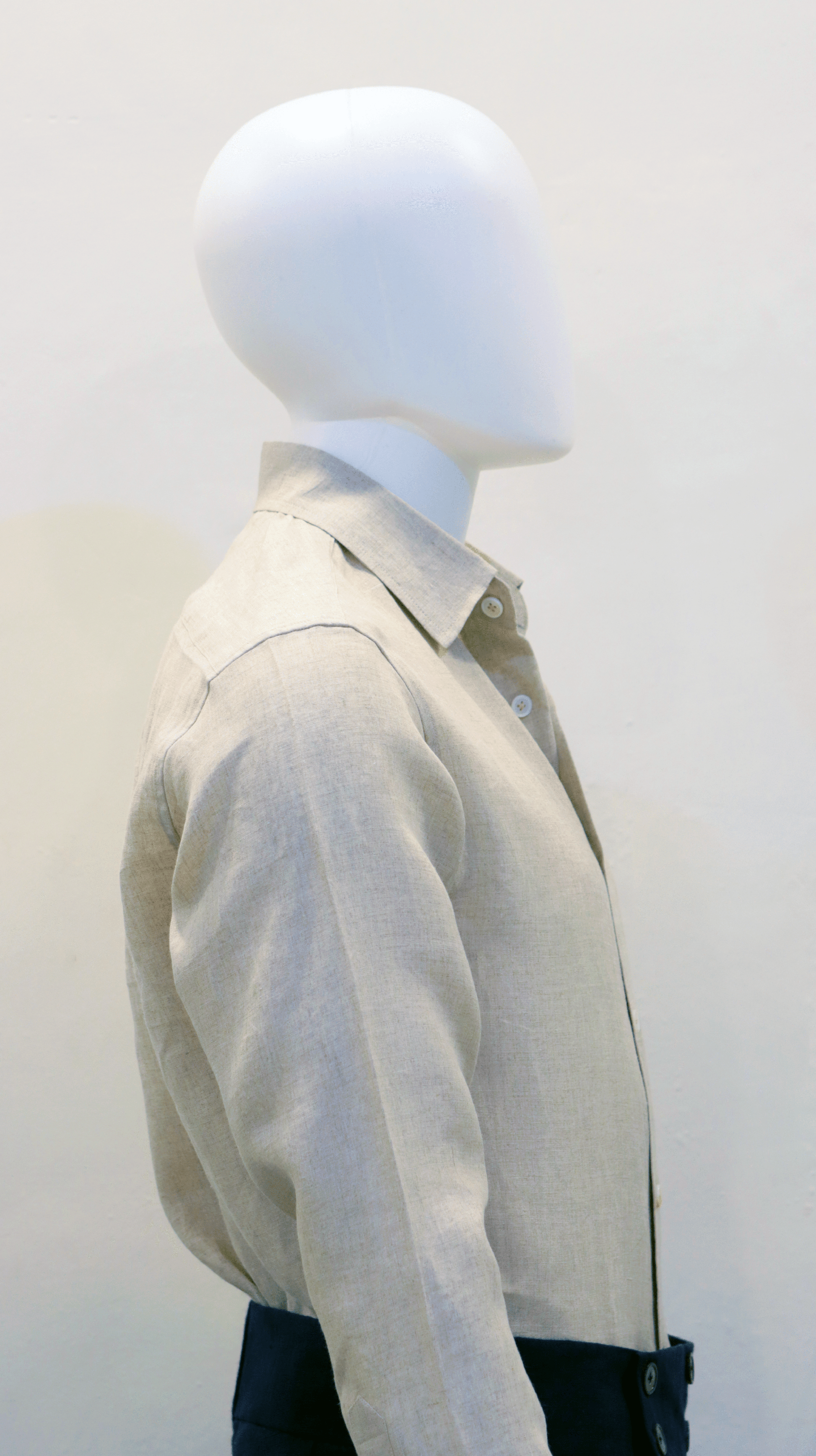 BEIGE LINEN SHIRT (100% Linen)