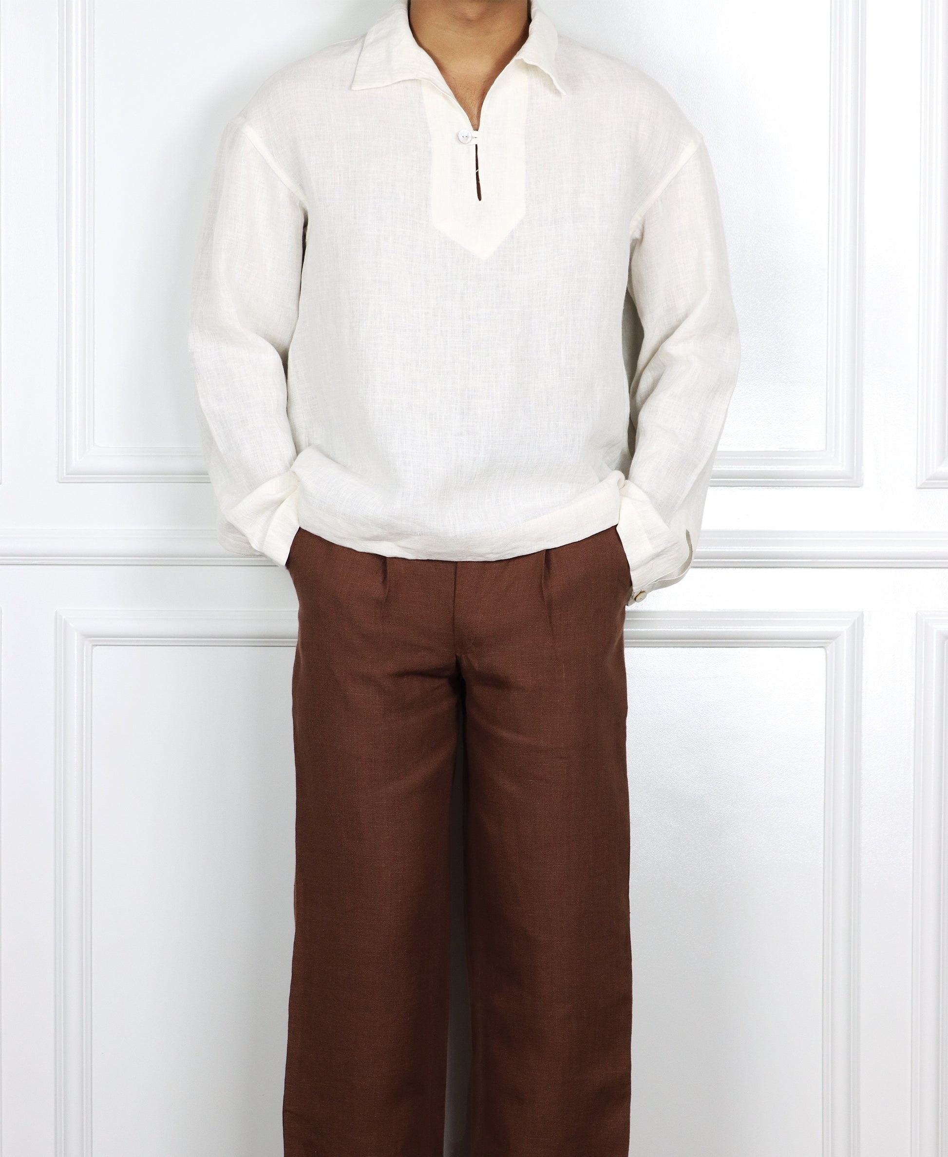 Natural Linen Pullover