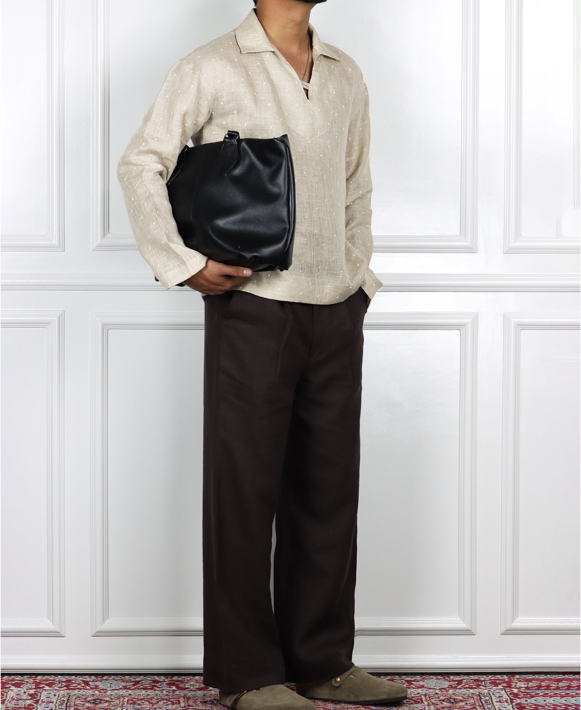 Dobby Butta Pullover