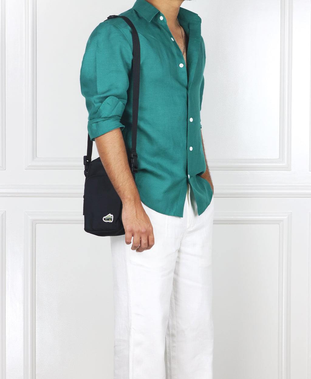 Teal Linen Shirt