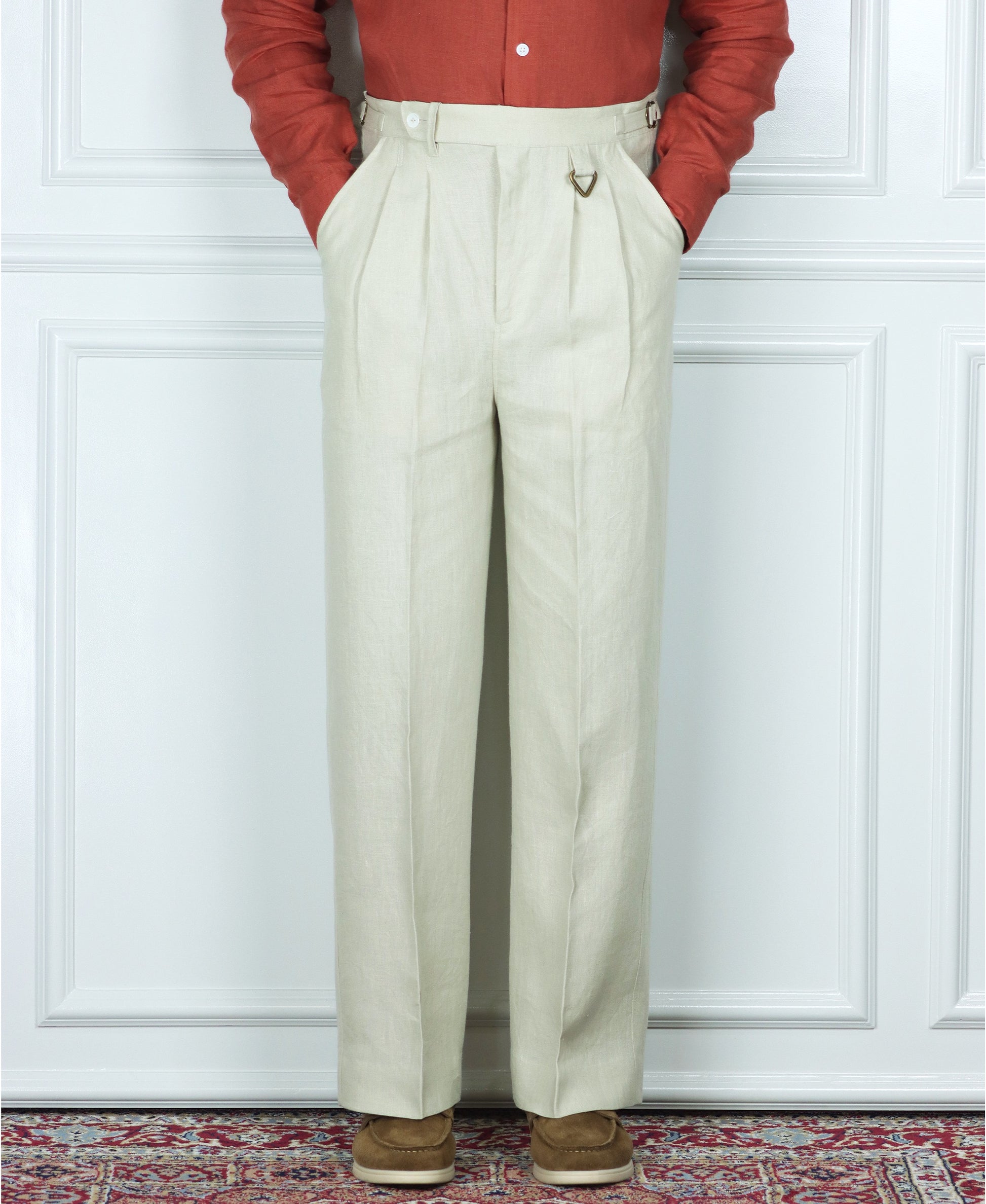 31-P Double Pleated Pants