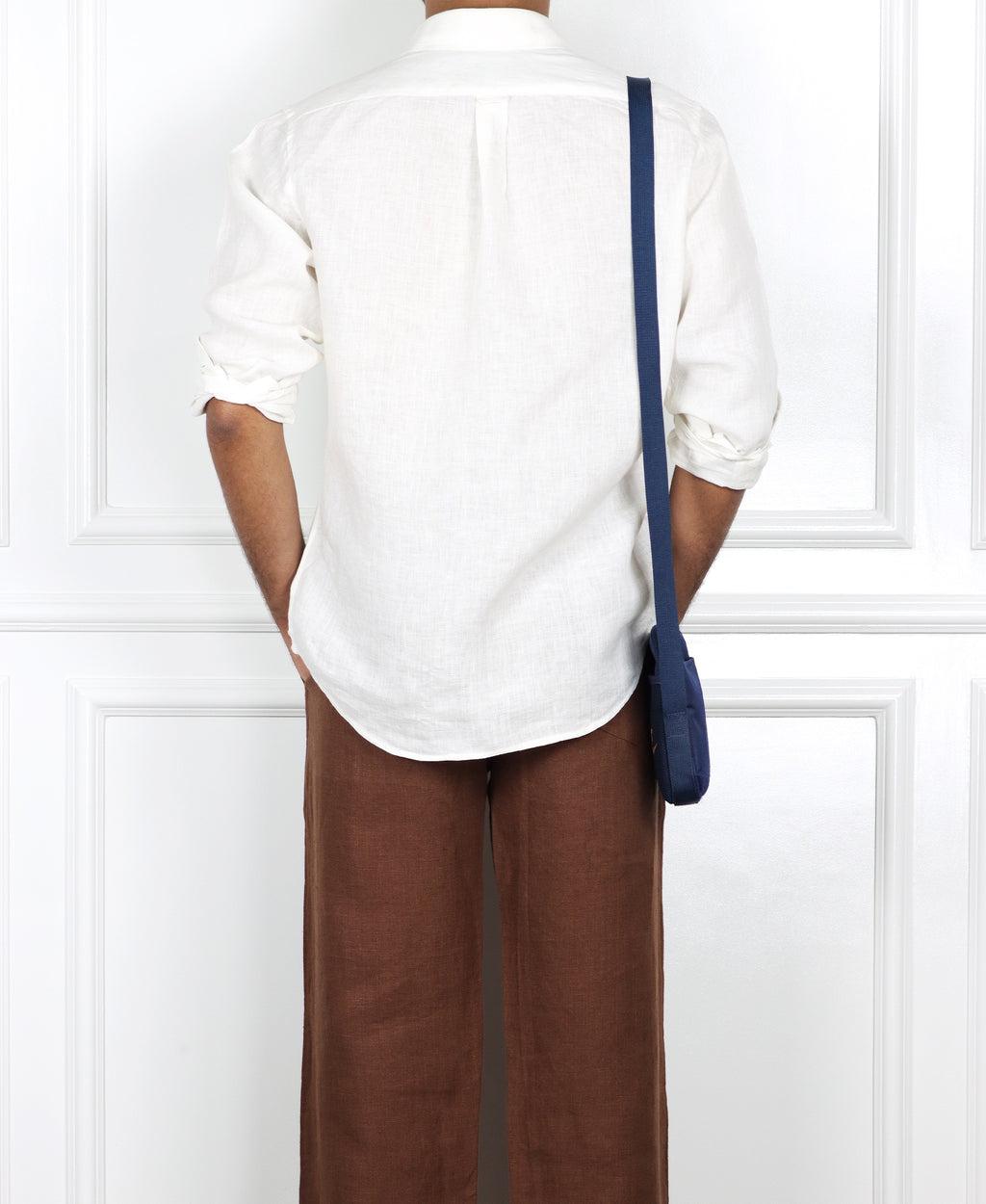 WHITE LINEN SHIRT