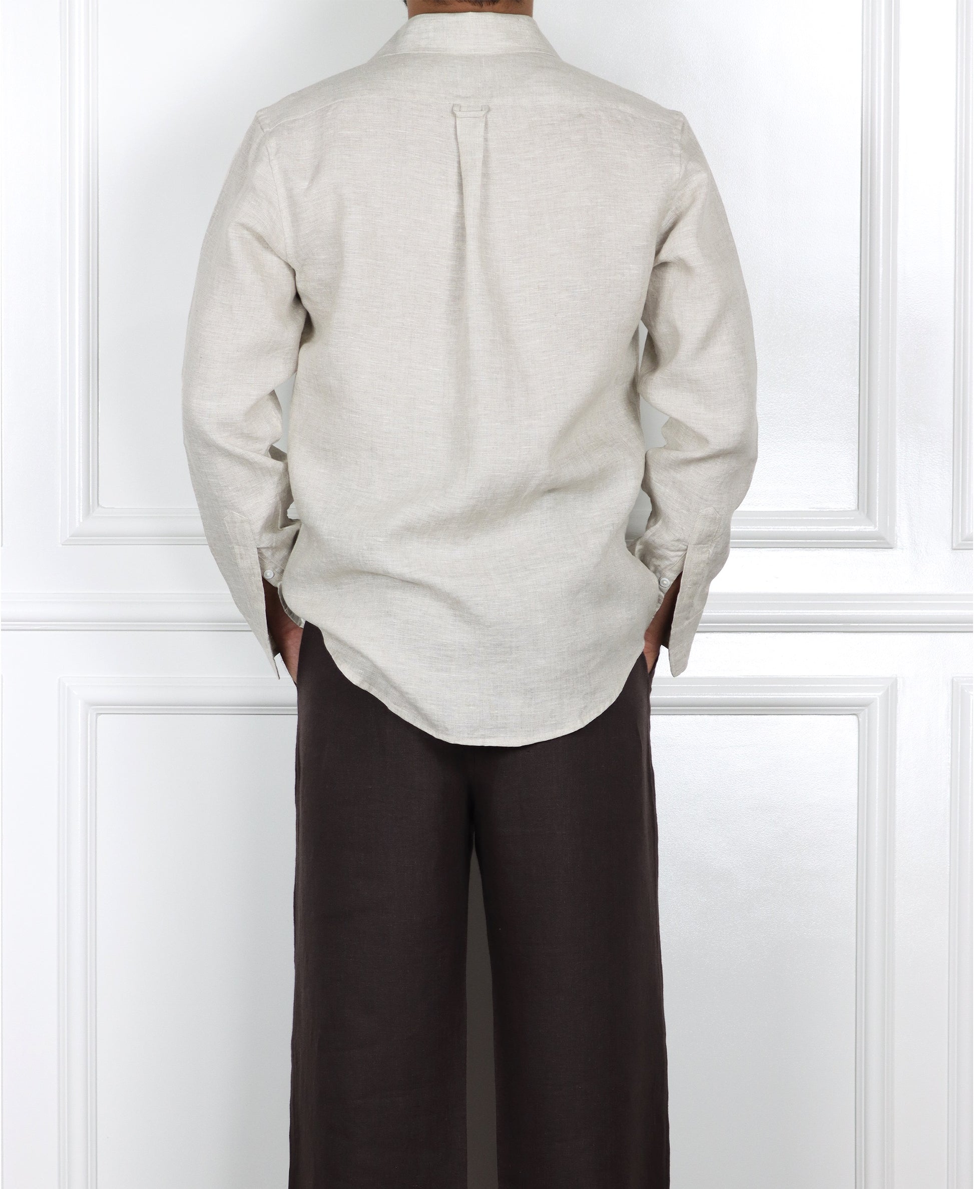 Beige Linen Shirt