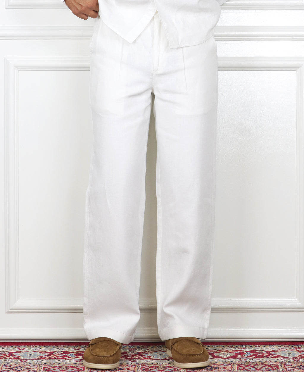 White Linen Co-ord Set
