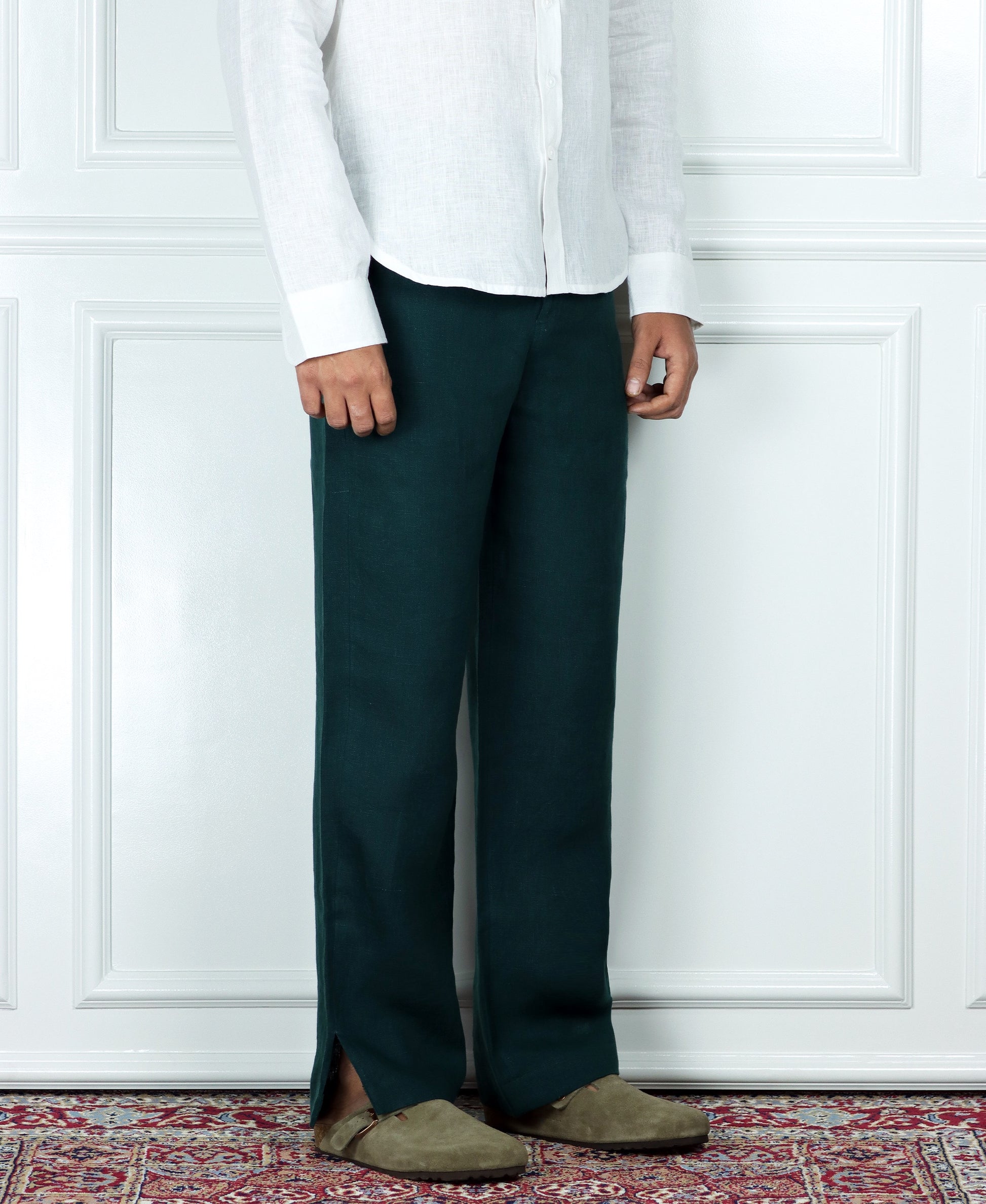 Flared Linen BG Pants