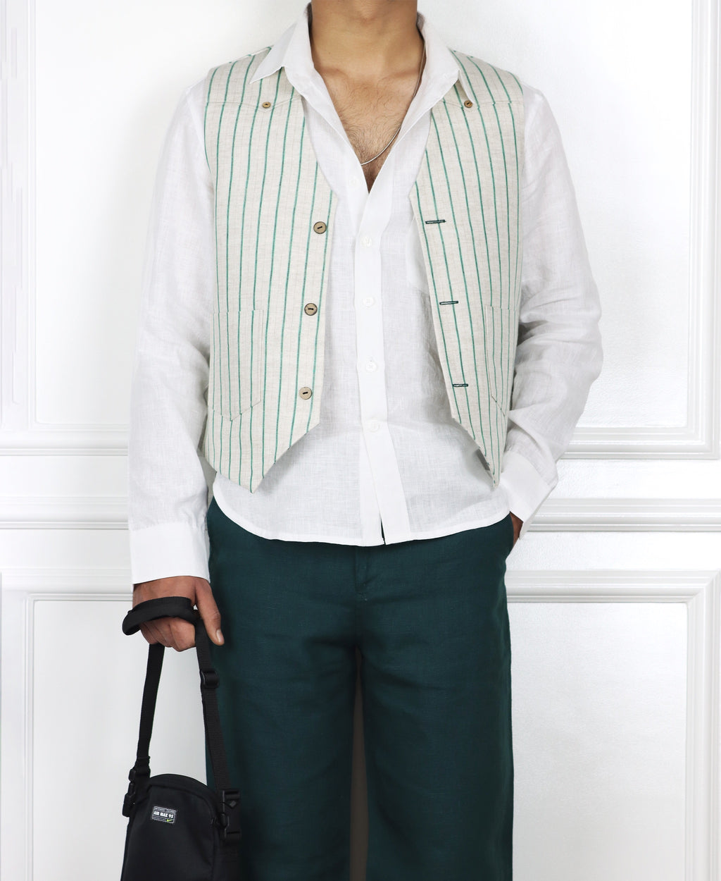 Pine Striped Vest