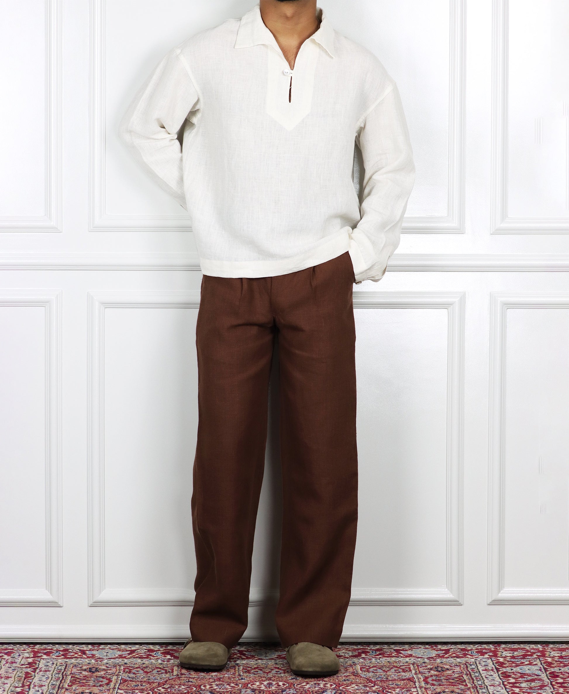 Natural Linen Pullover