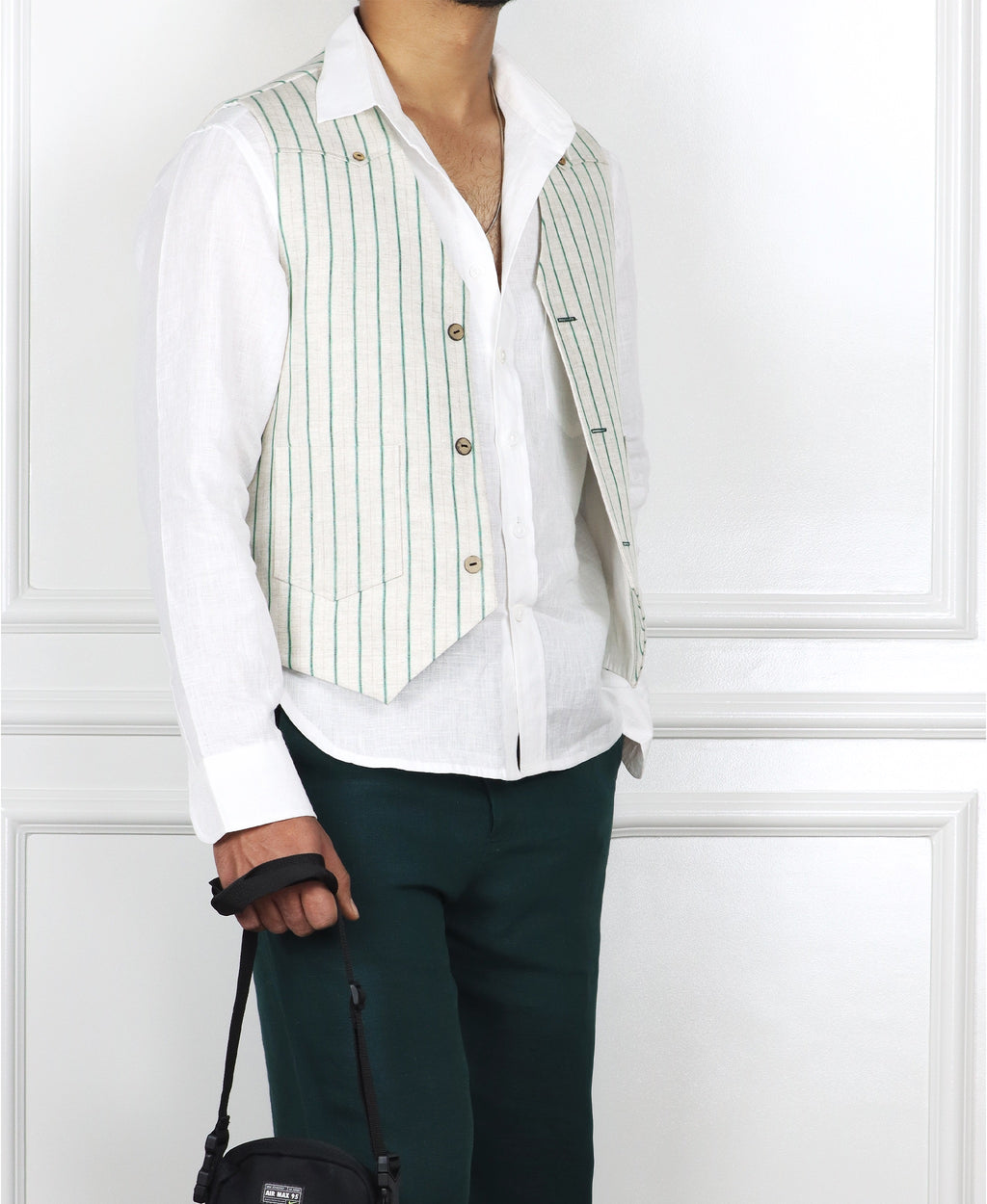 Pine Striped Vest