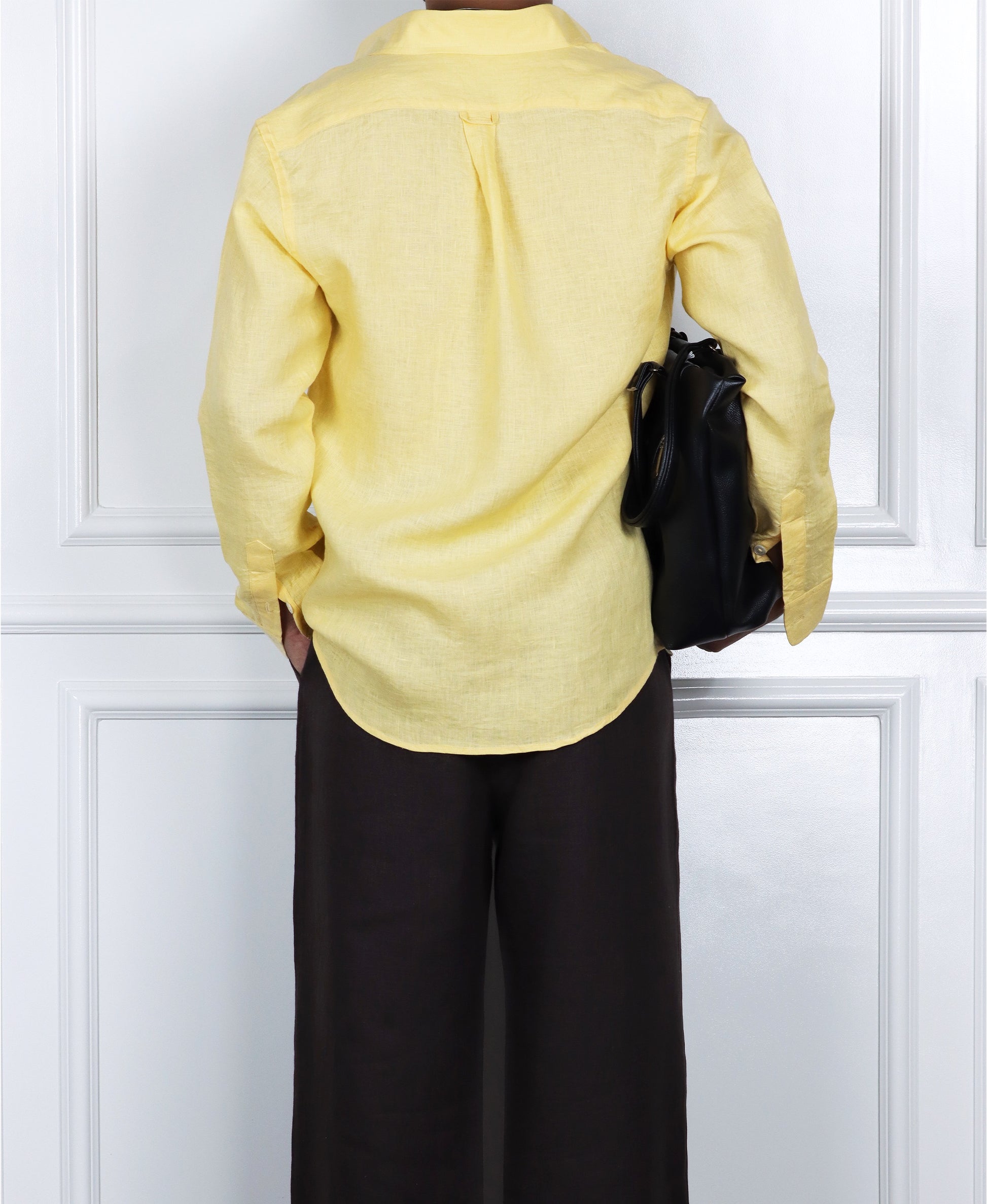 Dusk Yellow Linen Shirt