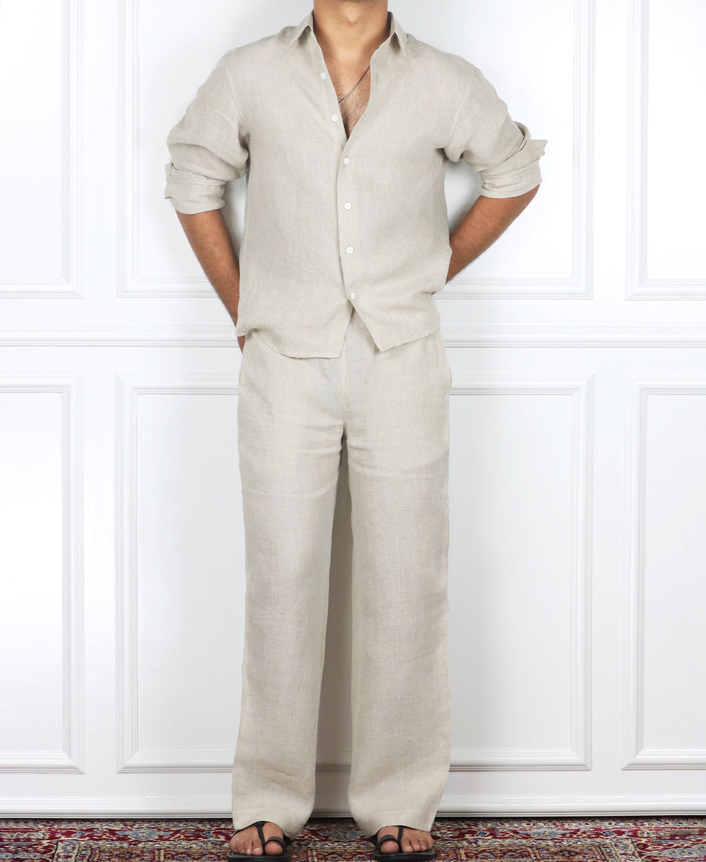 Handloom Linen Co-ord Set