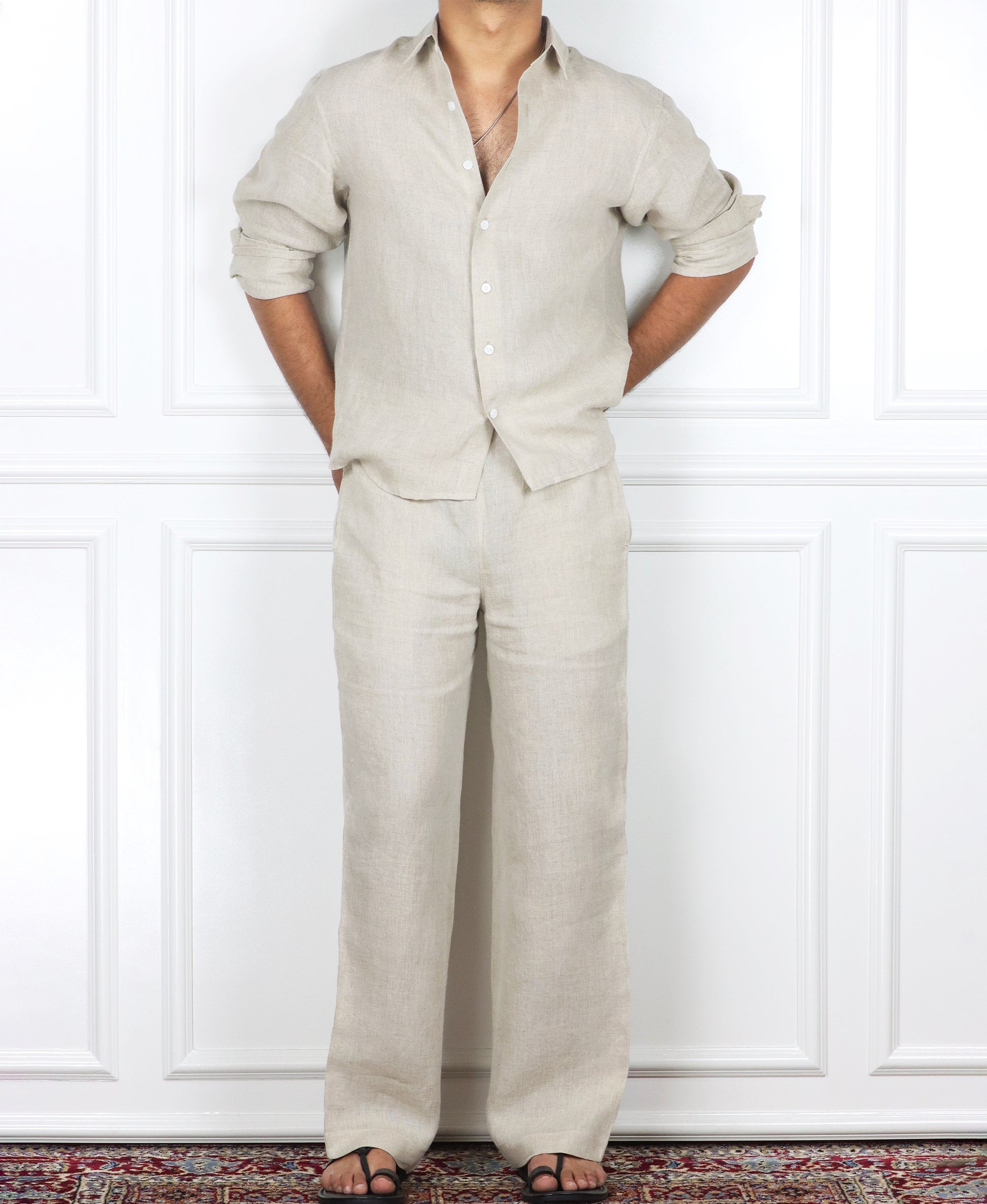 Handloom Linen Co-ord Set