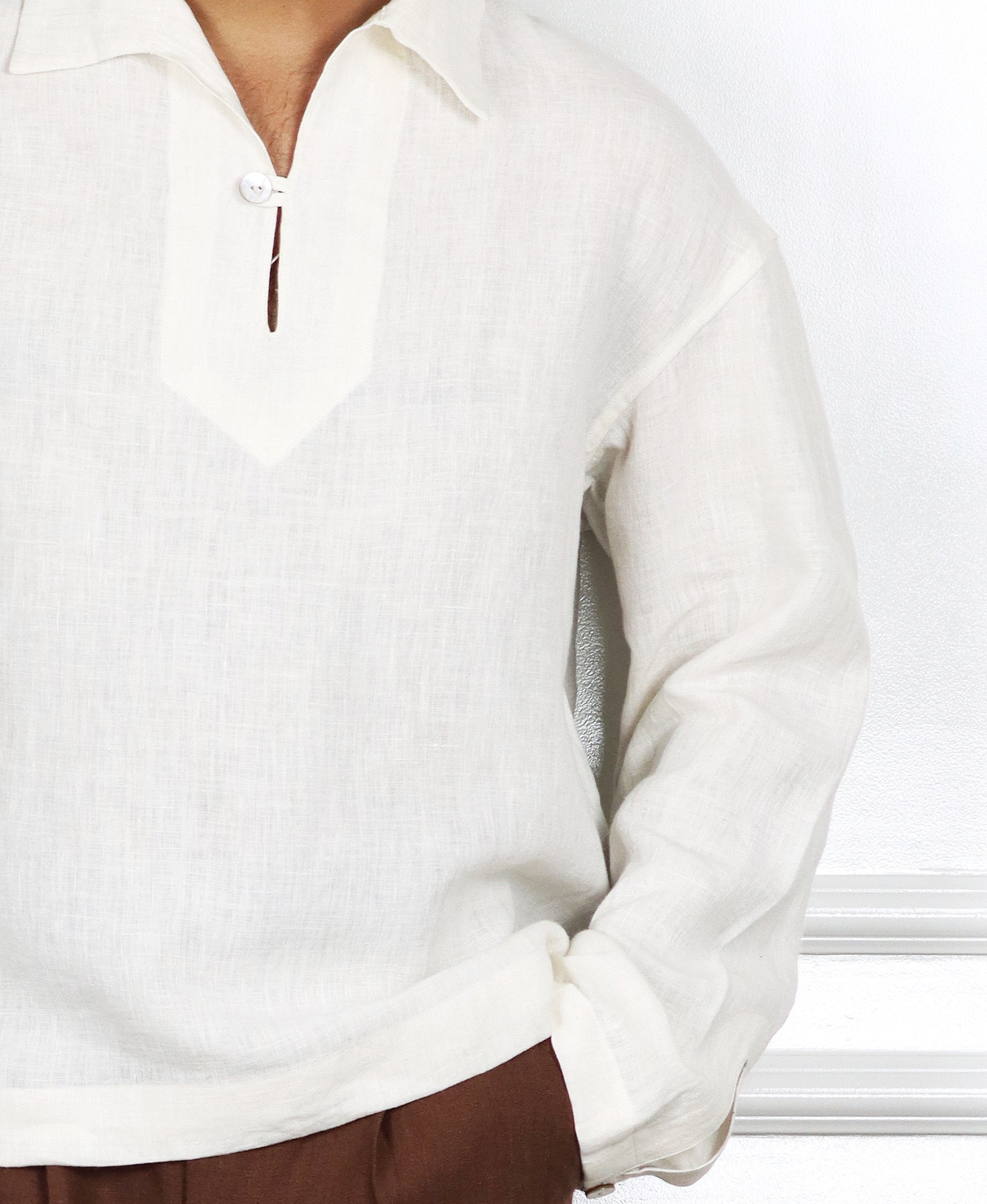 Natural Linen Pullover