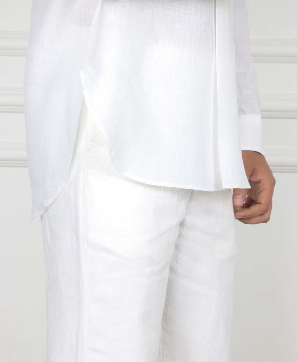 Linen Kurta Set