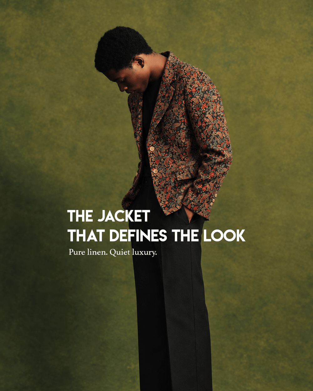PAISLEY HERITAGE LINEN JACKET