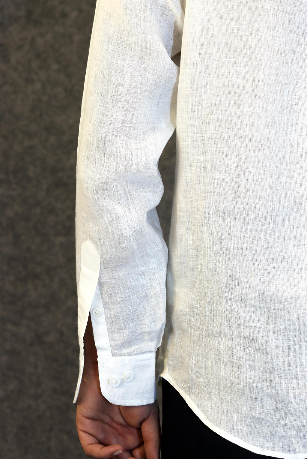 WHITE LINEN SHIRT (100% Linen)